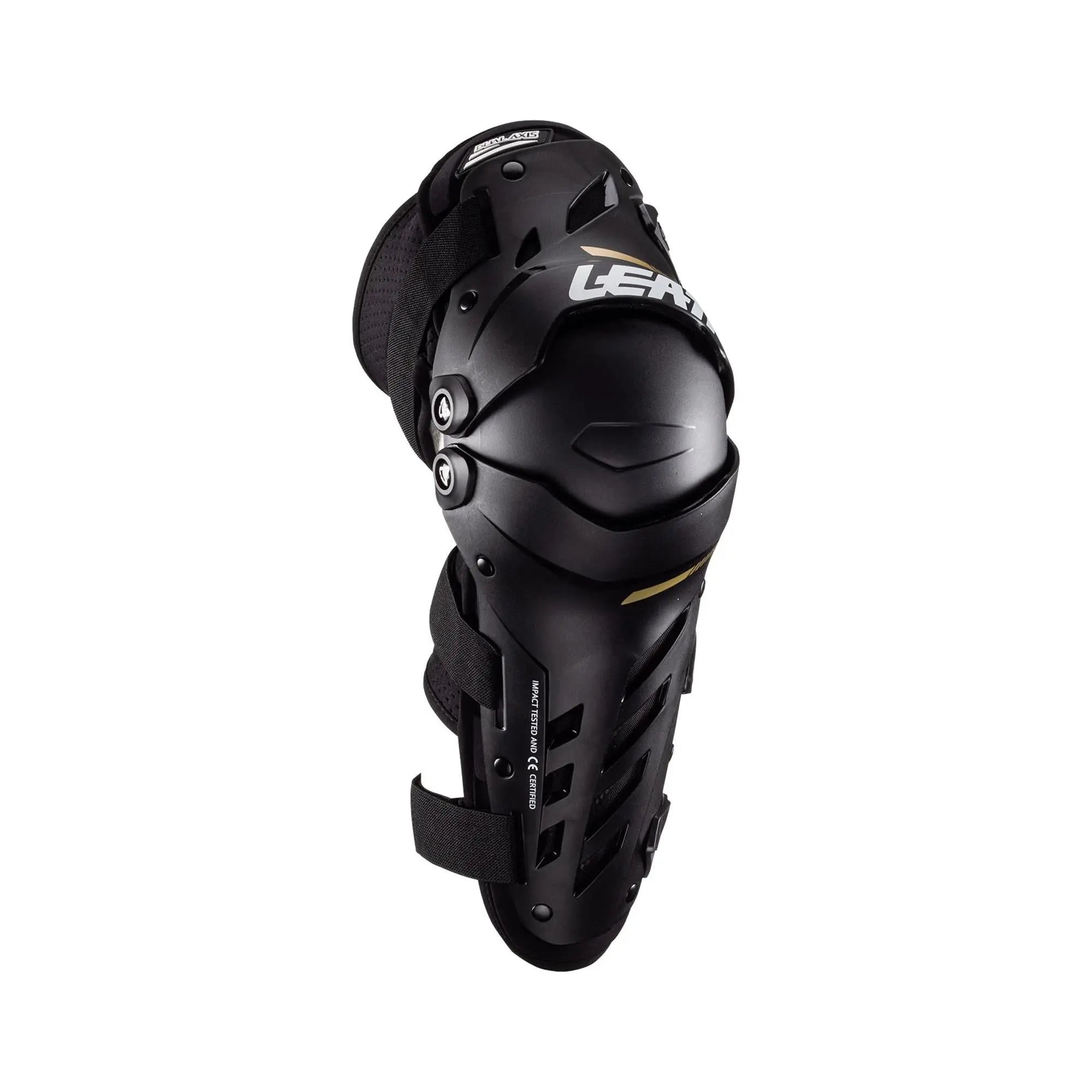 Leatt Dual Axis Knee & Shin Guard Black - FREE UK Shipping, FREE 365 Day Returns | Moto Central