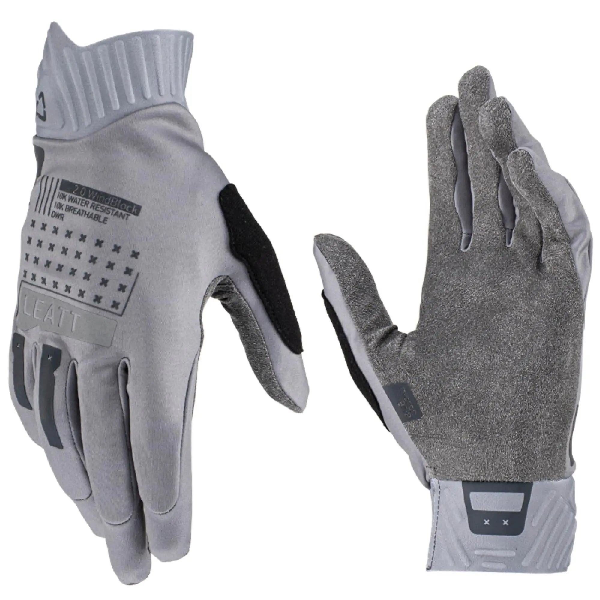 Leatt Windblock 2.0 MTB Gloves Titanium - FREE UK Shipping, FREE 365 Day Returns | Moto Central