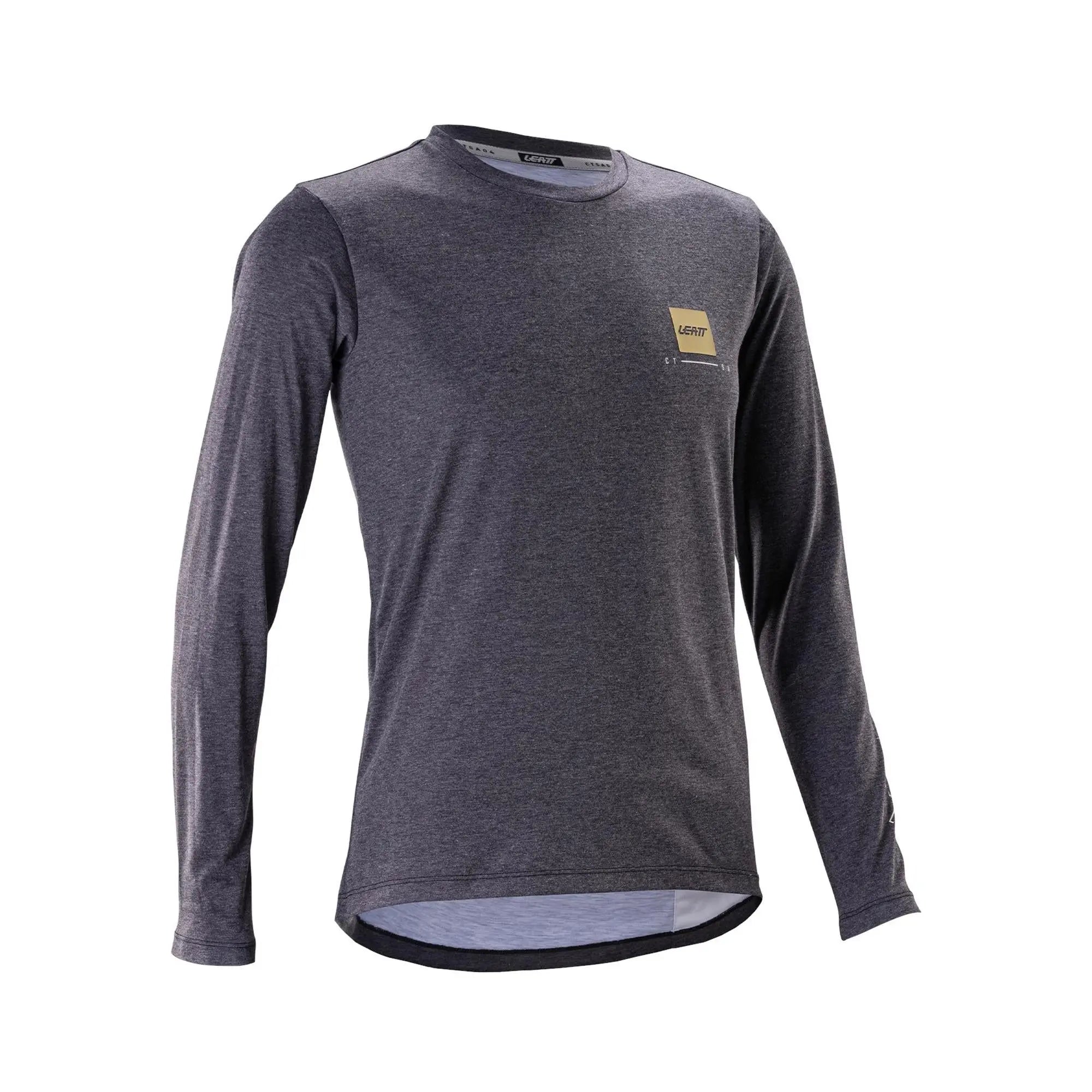 Leatt Gravity 3.0 MTB Ladies Long Sleeve Jersey V26 Ghost Black - FREE UK Shipping, FREE 365 Day Returns | Moto Central