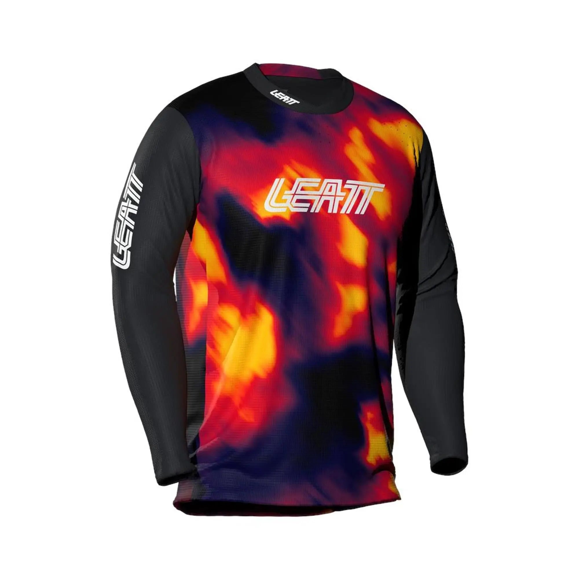 Leatt Gravity 4.0 MTB Junior Long Sleeve Jersey V26 Heatmap Red - FREE UK Shipping, FREE 365 Day Returns | Moto Central