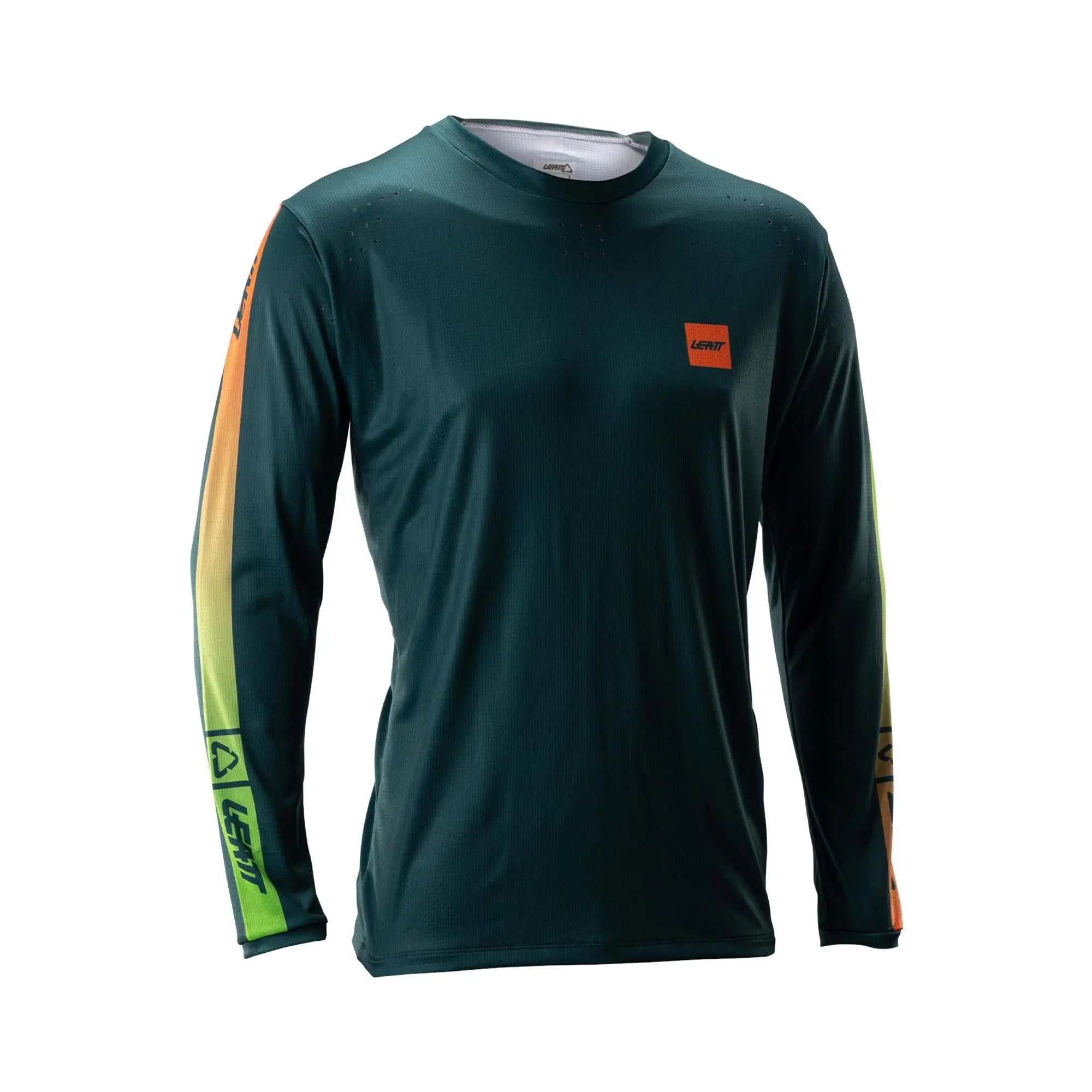 Leatt Gravity 4.0 MTB Long Sleeve Jersey V26 Spruce Green - FREE UK Shipping, FREE 365 Day Returns | Moto Central