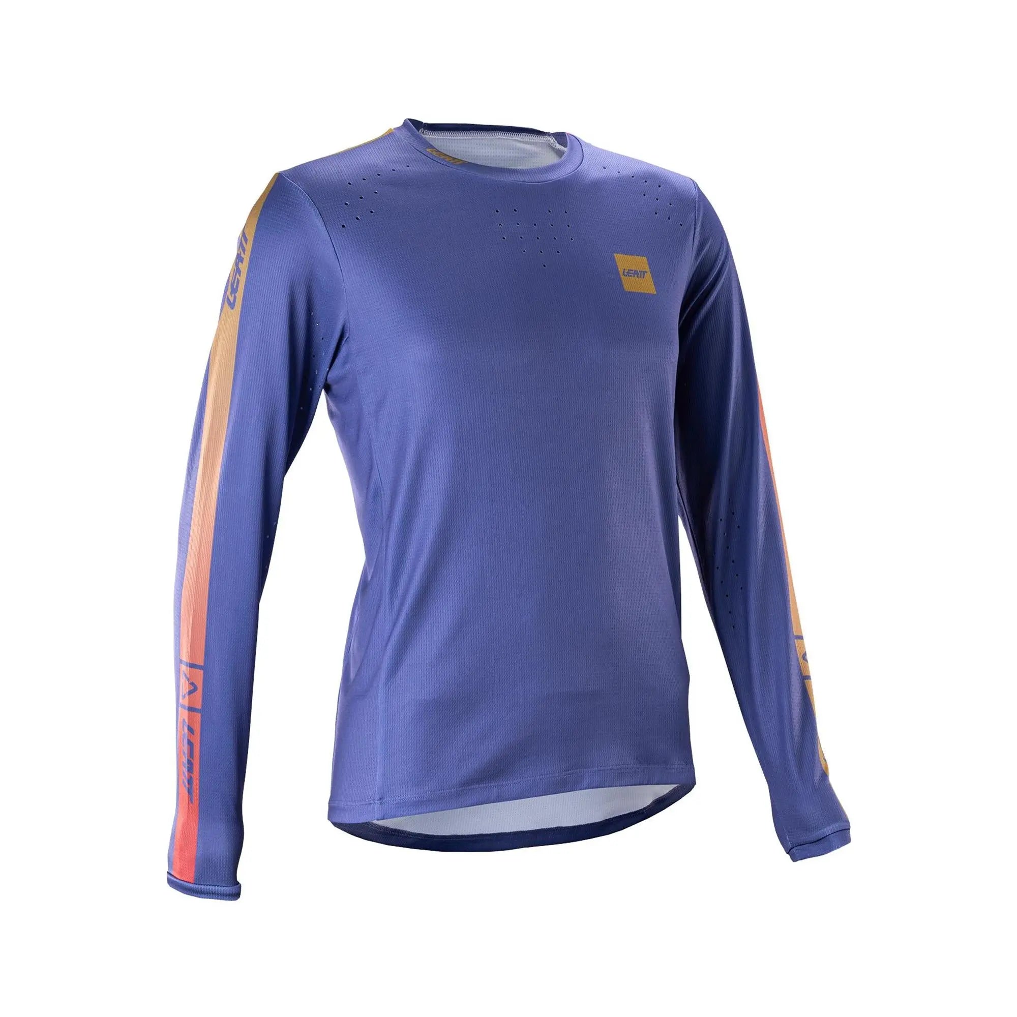 Leatt Gravity 4.0 MTB Ladies Long Sleeve Jersey V26 Cosmic Blue - FREE UK Shipping, FREE 365 Day Returns | Moto Central