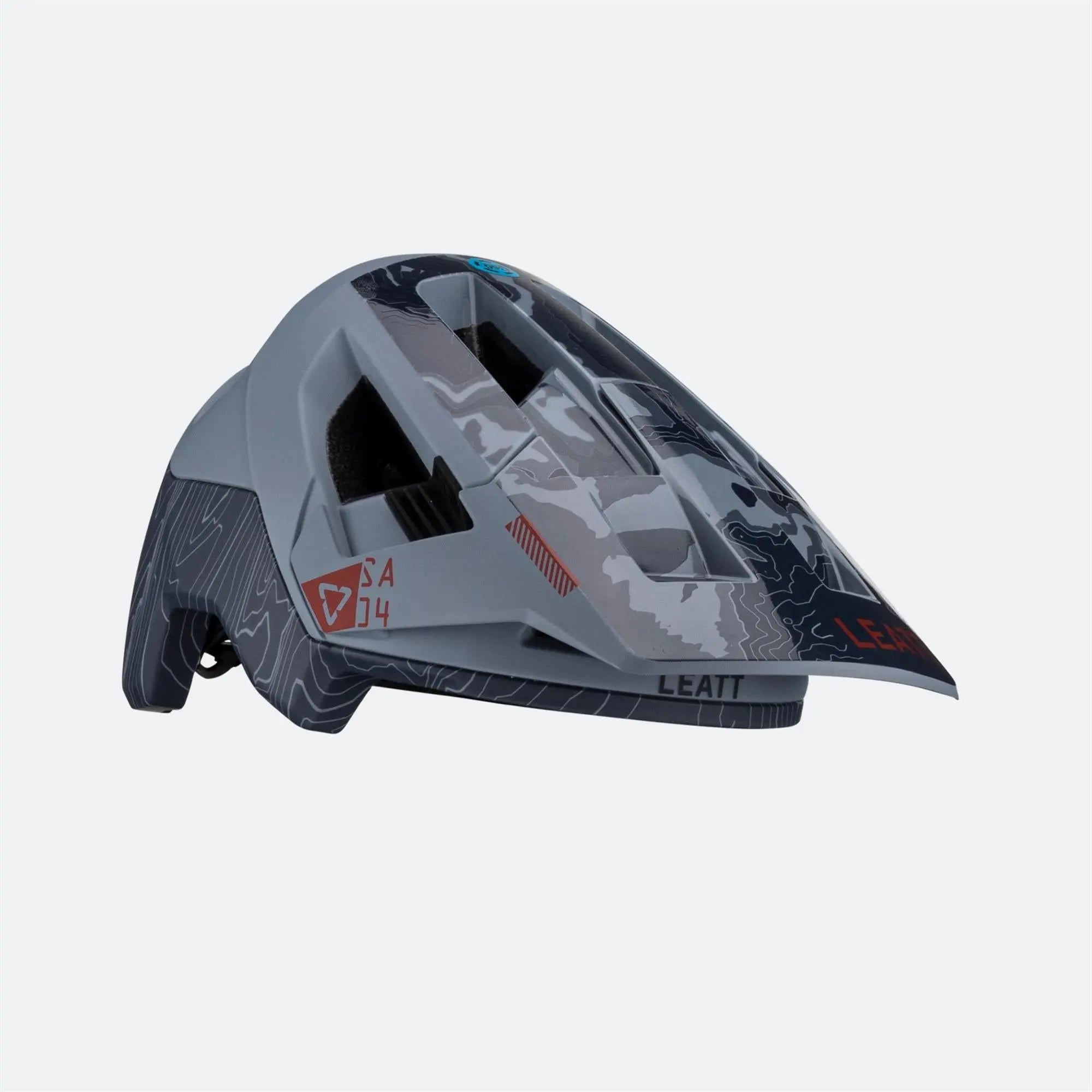 Leatt All Mountain 4.0 V23 MTB Helmet Titanium - FREE UK Shipping, FREE 365 Day Returns | Moto Central