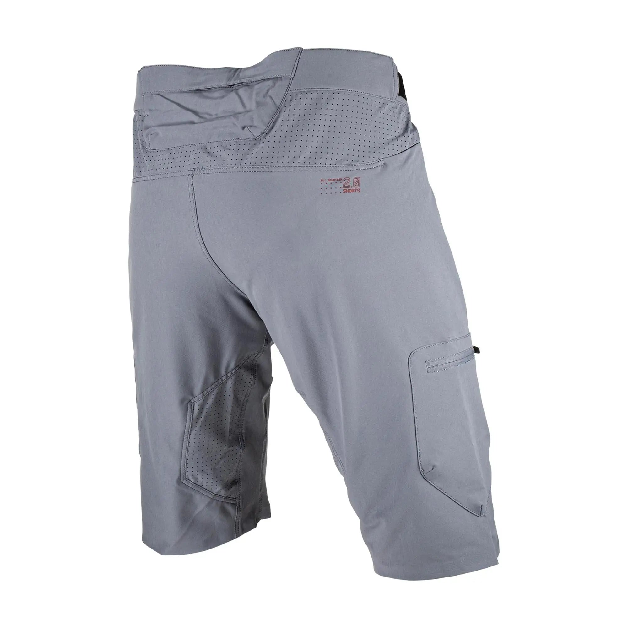 Leatt All Mountain 2.0 MTB Shorts Titanium - FREE UK Shipping, FREE 365 Day Returns | Moto Central