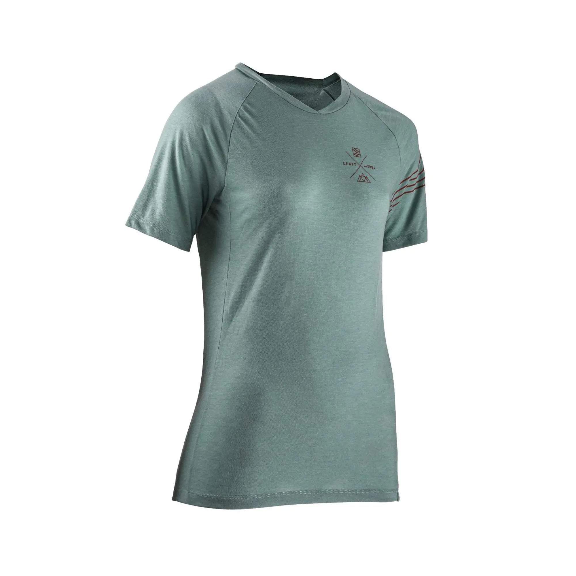 Leatt All Mountain 2.0 Ladies MTB Shirt Pistachio - FREE UK Shipping, FREE 365 Day Returns | Moto Central