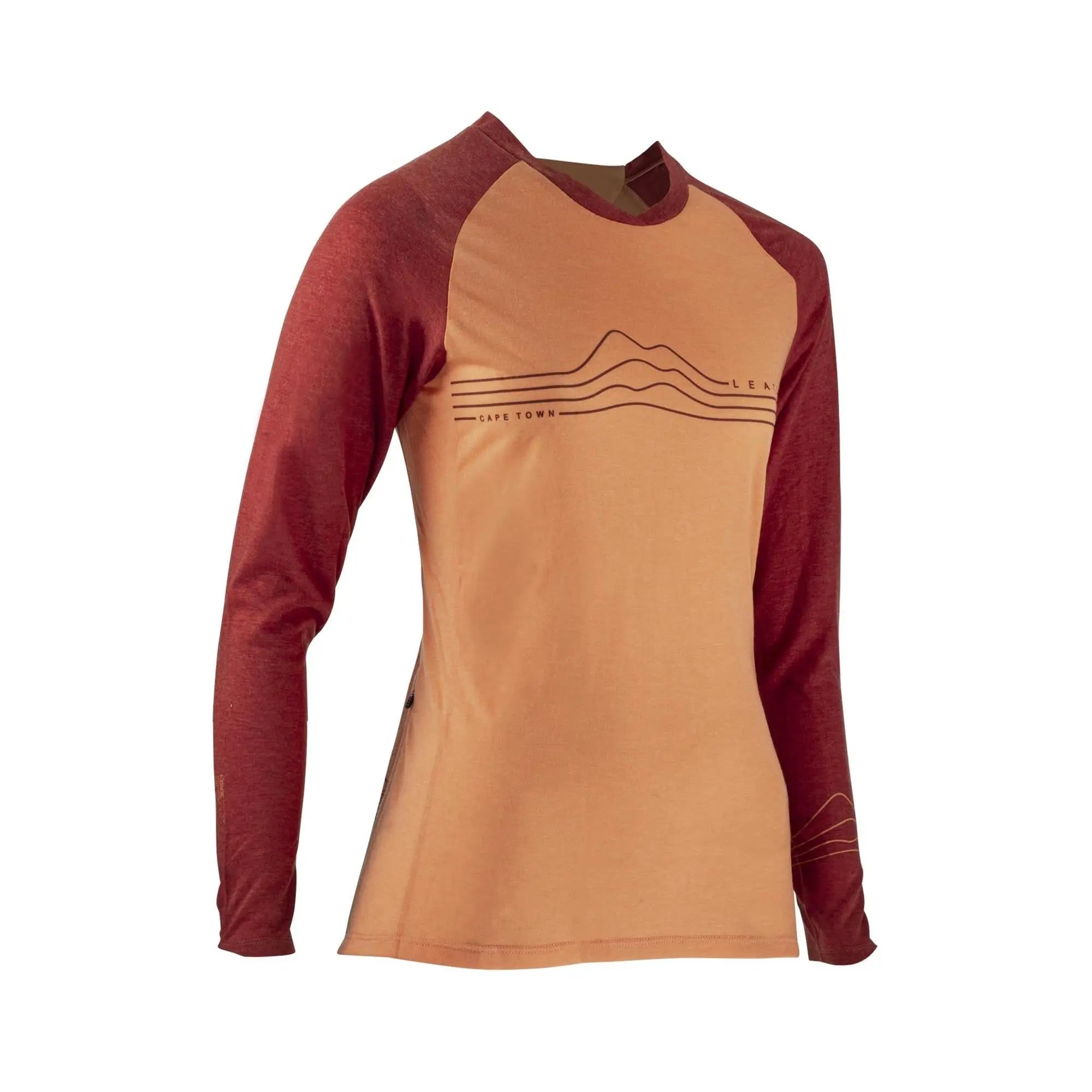 Leatt All Mountain 3 Ladies MTB Shirt Peach - FREE UK Shipping, FREE 365 Day Returns | Moto Central