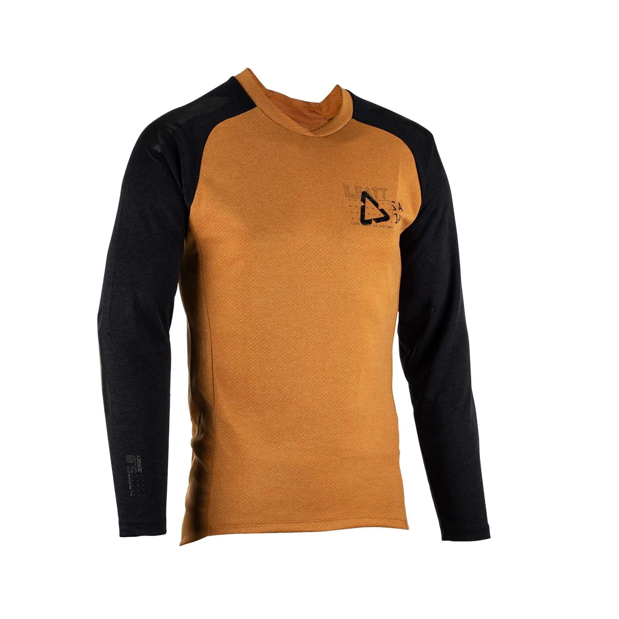 Leatt All Mountain 5.0 MTB Shirt Rust - FREE UK Shipping, FREE 365 Day Returns | Moto Central