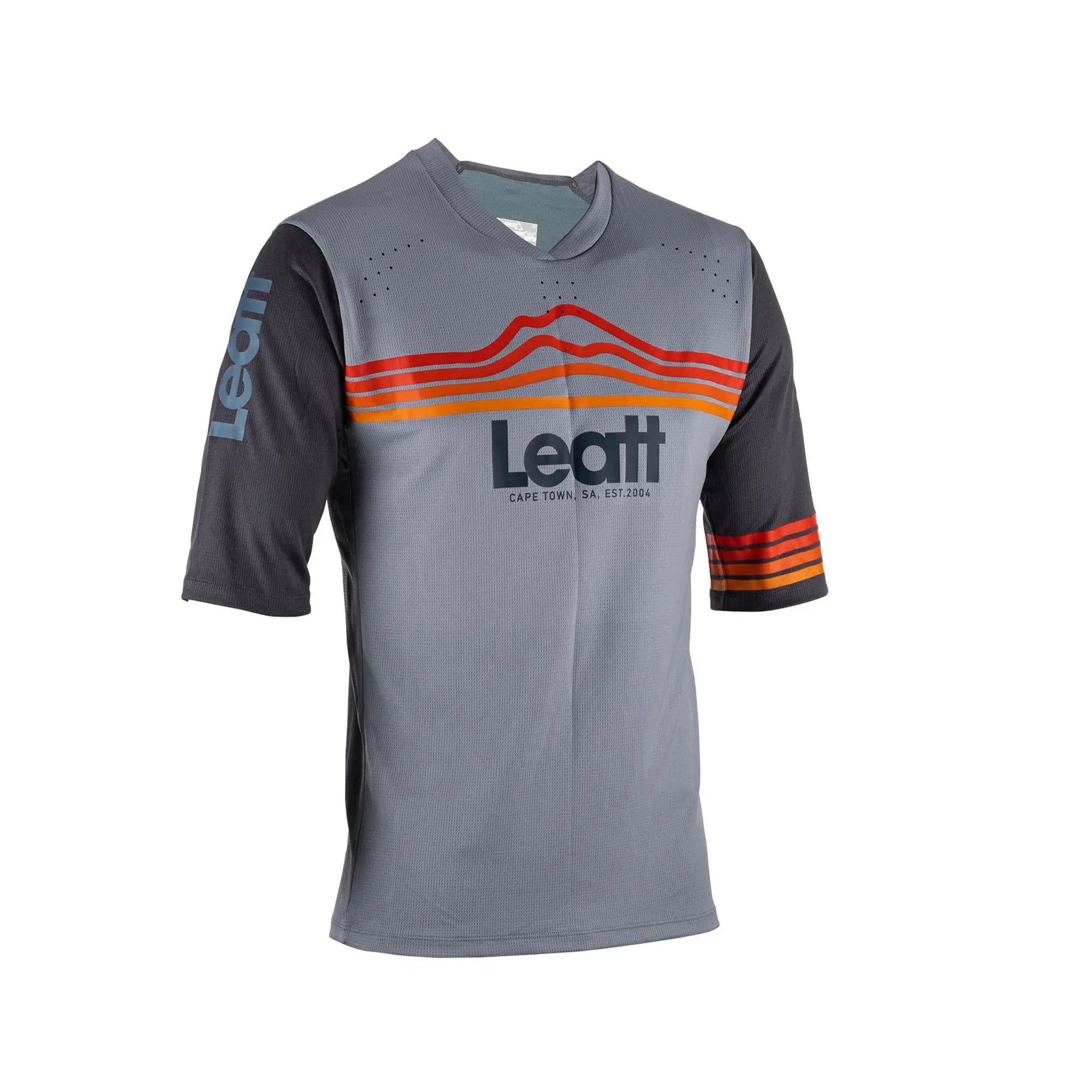 Leatt Enduro 3 MTB Shirt Titanium - FREE UK Shipping, FREE 365 Day Returns | Moto Central