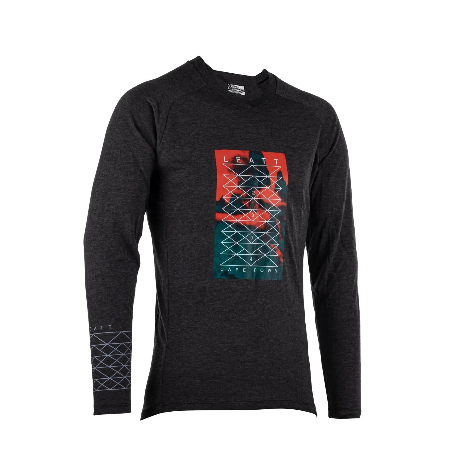 Leatt Gravity 2.0 MTB Shirt Black - FREE UK Shipping, FREE 365 Day Returns | Moto Central