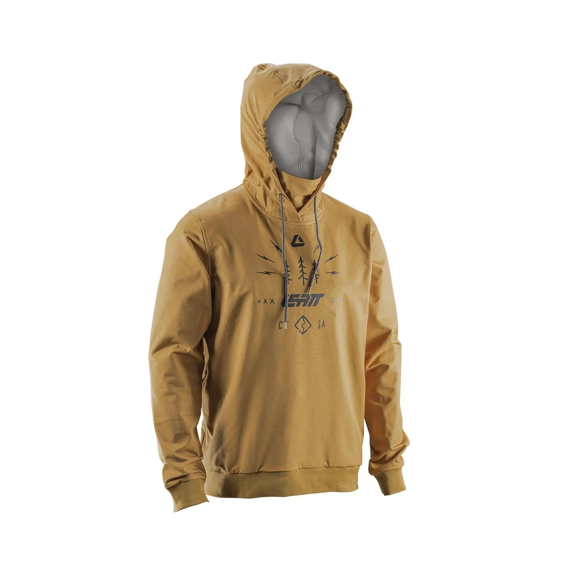 Leatt Thermaflow 3.0 MTB Hoodie V26 Brass Brown - FREE UK Shipping, FREE 365 Day Returns | Moto Central