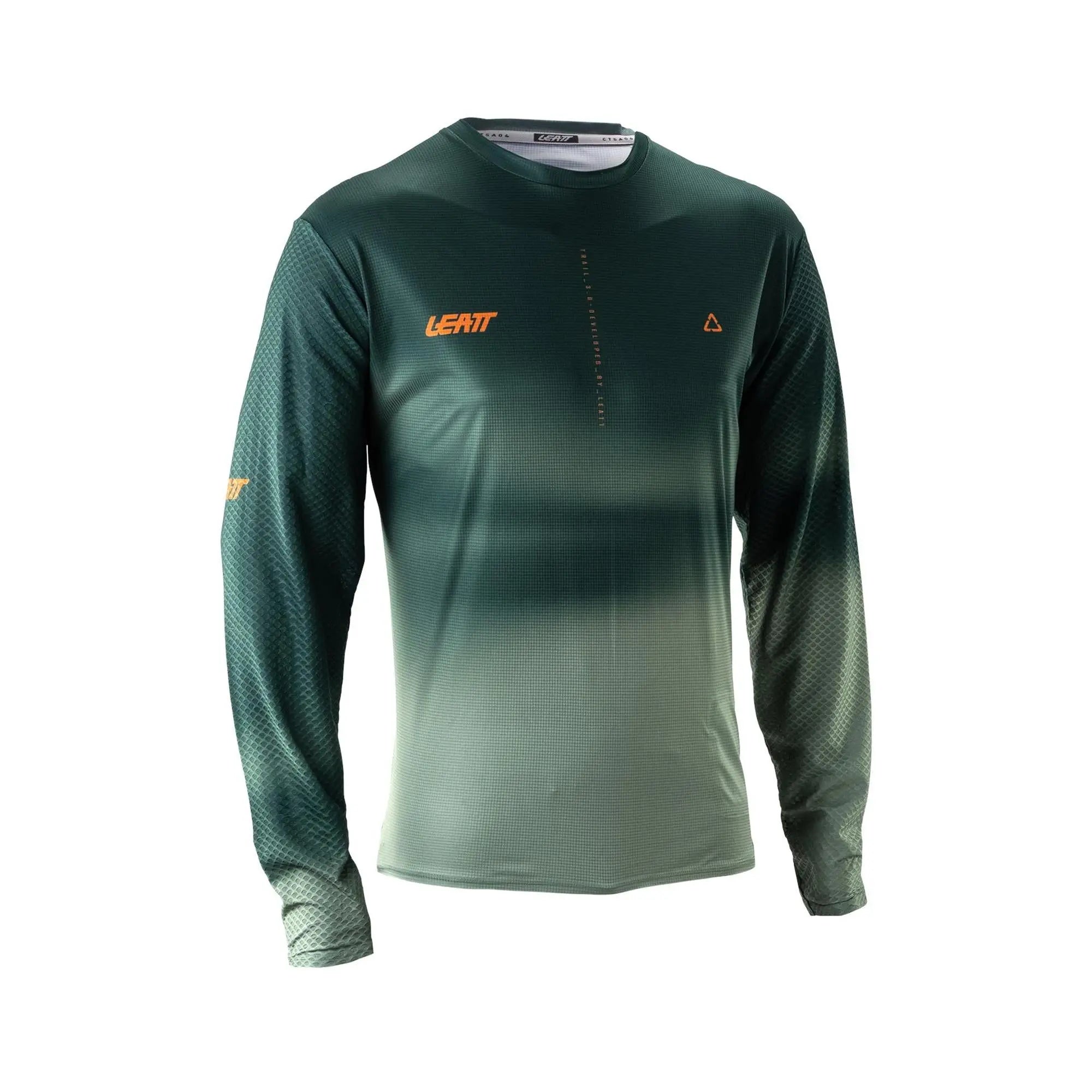 Leatt Trail 3.0 MTB Long Sleeve Jersey V26 Spruce Green - FREE UK Shipping, FREE 365 Day Returns | Moto Central