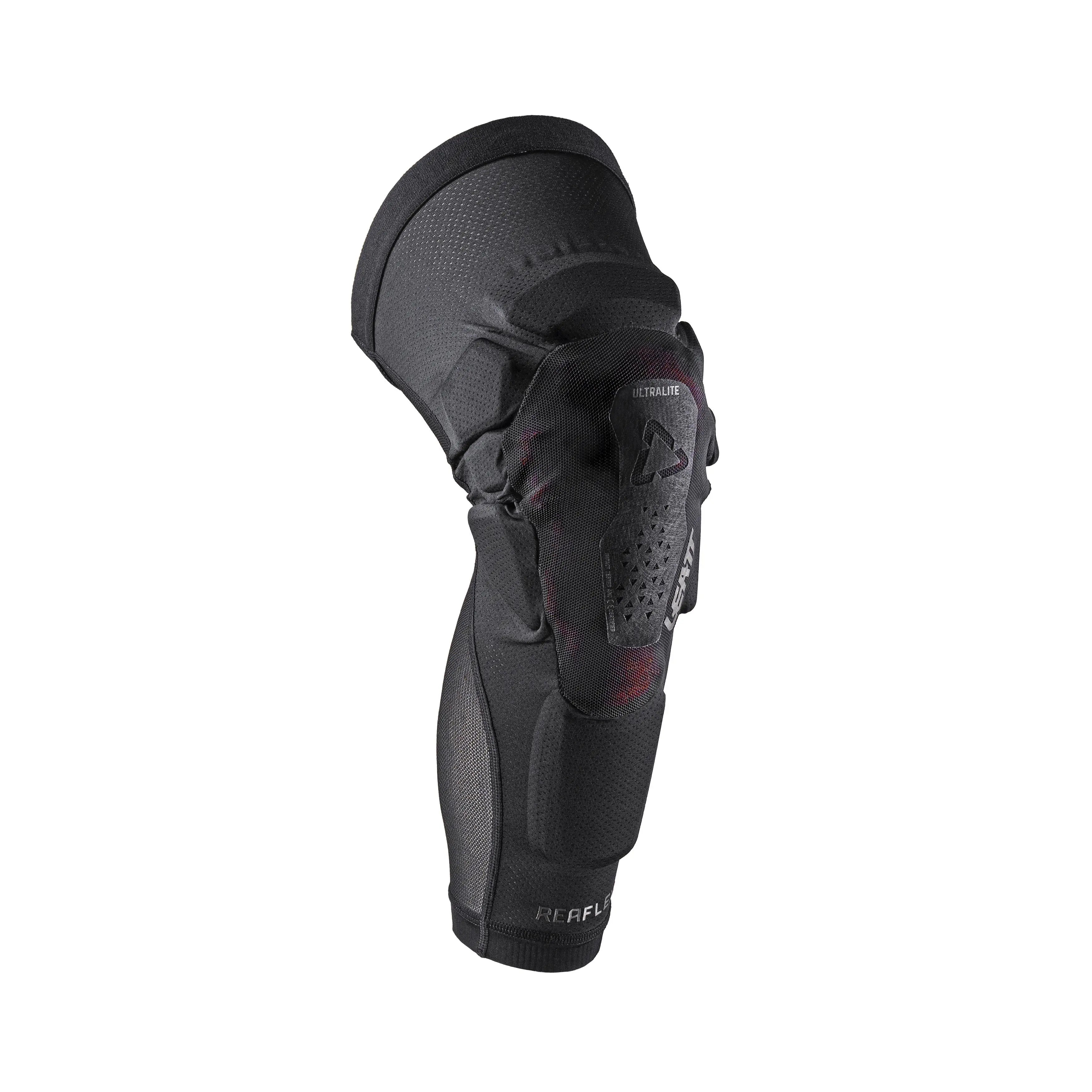Leatt ReaFlex UltraLite EXT Knee Protection Black - FREE UK Shipping, FREE 365 Day Returns | Moto Central