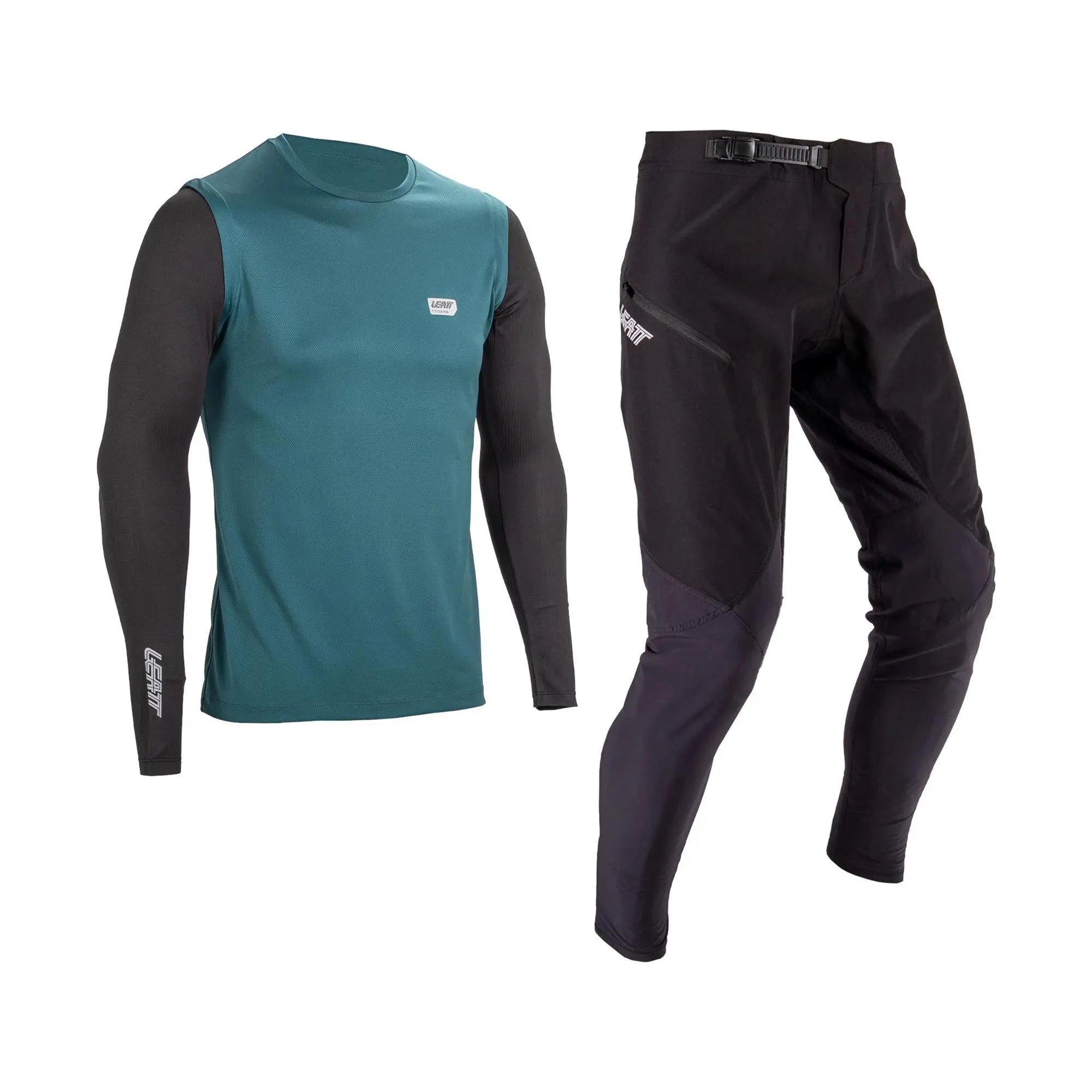 Leatt 1.0 MTB Ride Kit Teal - FREE UK Shipping, FREE 365 Day Returns | Moto Central