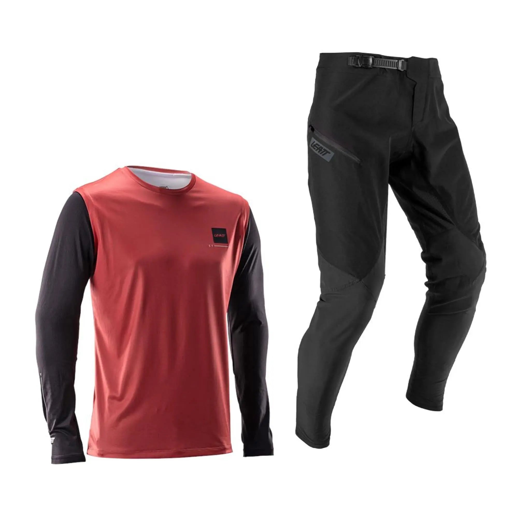 Leatt 1.0 MTB Ride Kit Dusty Red - FREE UK Shipping, FREE 365 Day Returns | Moto Central