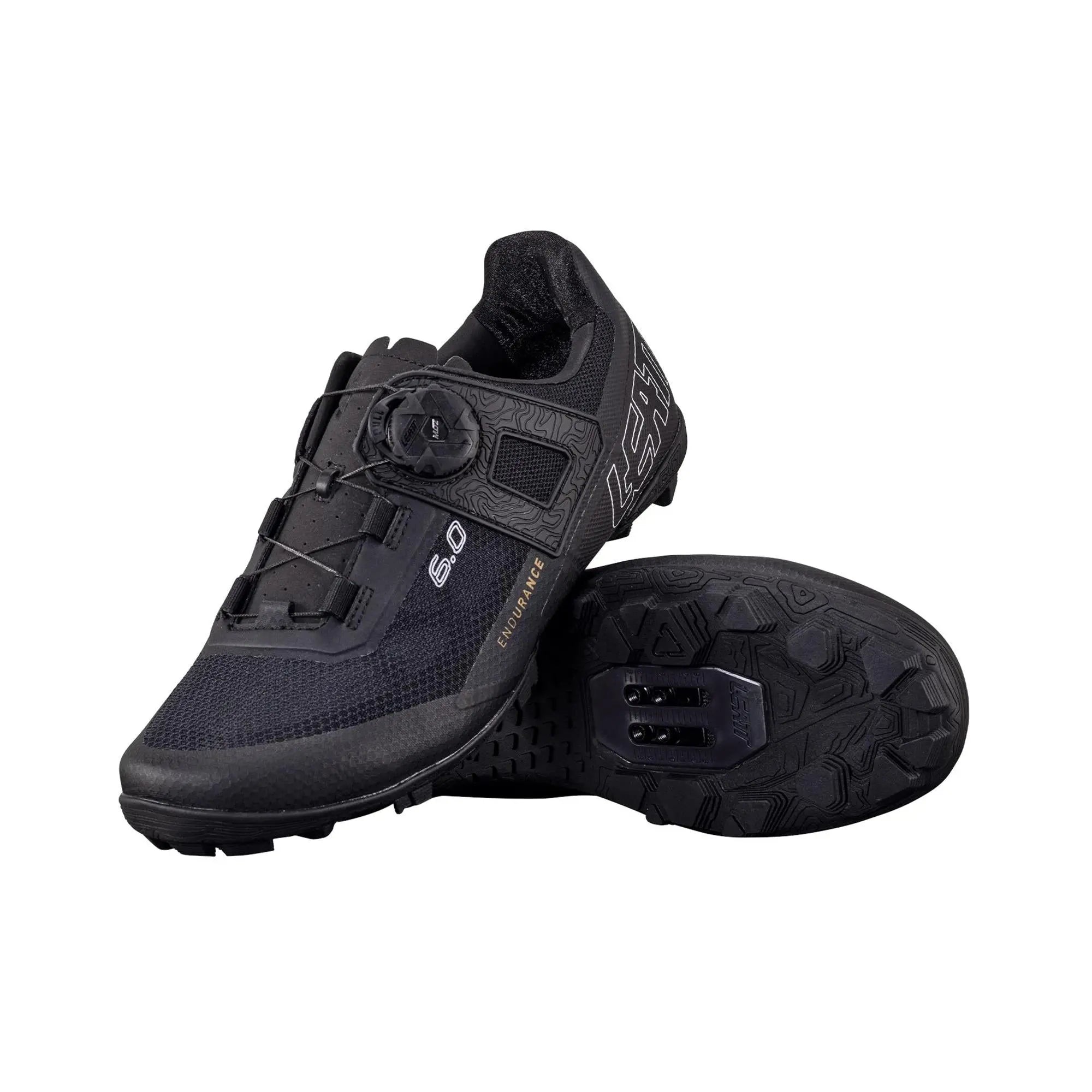 Leatt Endurance Proclip 6.0 Shoes Black - FREE UK Shipping, FREE 365 Day Returns | Moto Central