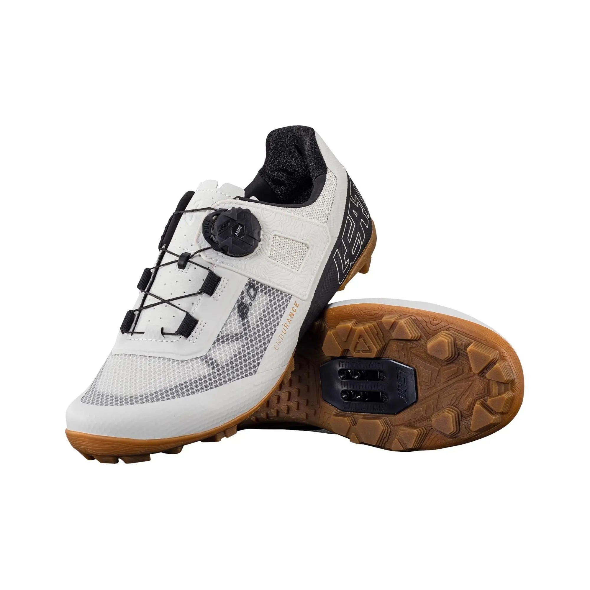 Leatt Endurance Proclip 6.0 Shoes White - FREE UK Shipping, FREE 365 Day Returns | Moto Central