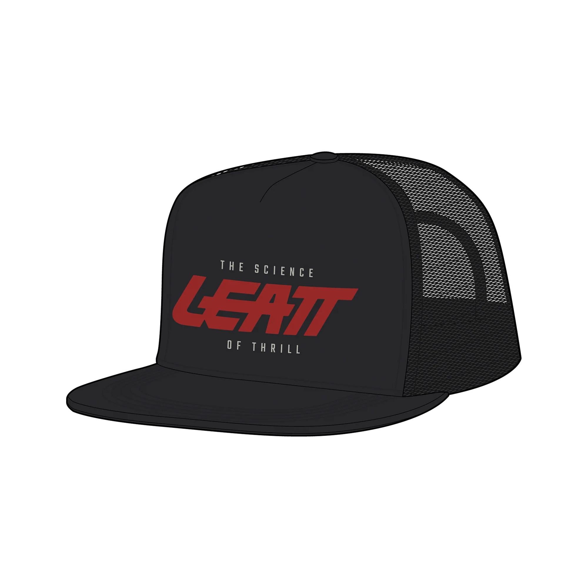 Leatt Trucker Cycling Cap Black - FREE UK Shipping, FREE 365 Day Returns | Moto Central