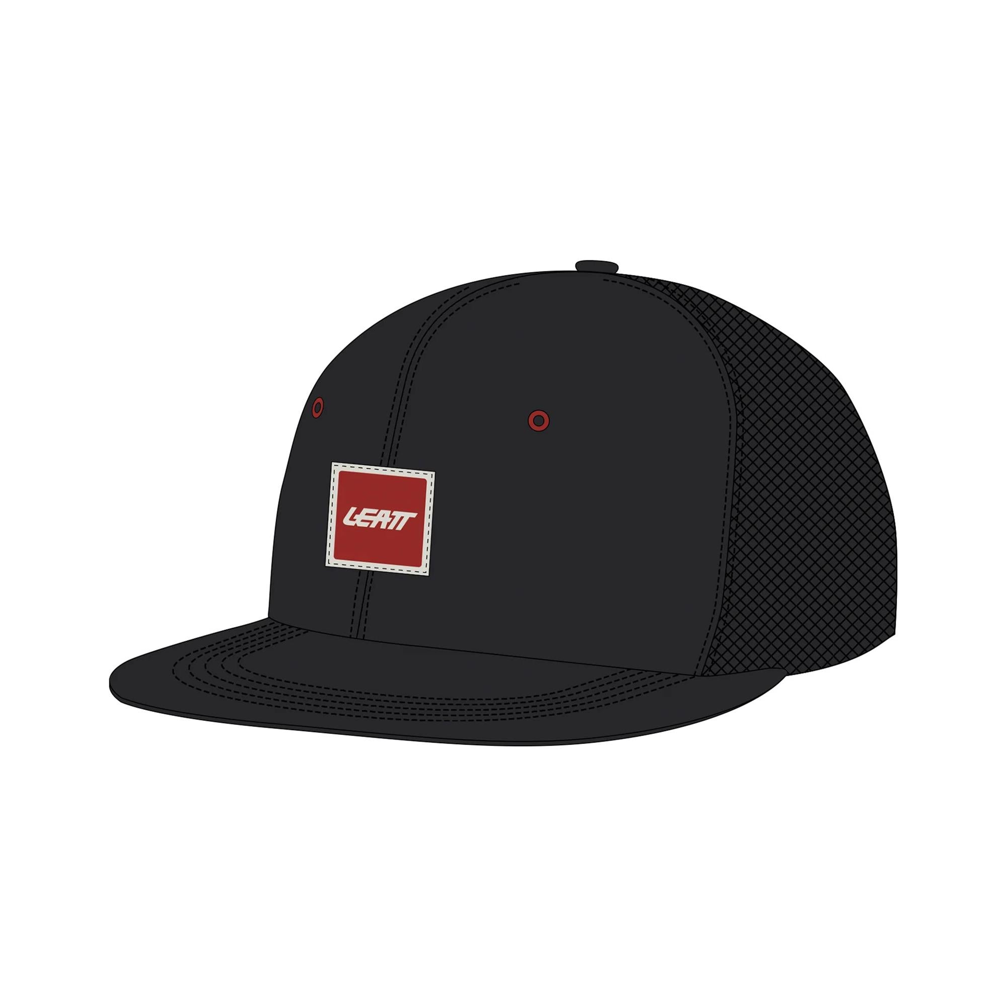 Leatt Trucker Tech Cycling Cap Black - FREE UK Shipping, FREE 365 Day Returns | Moto Central