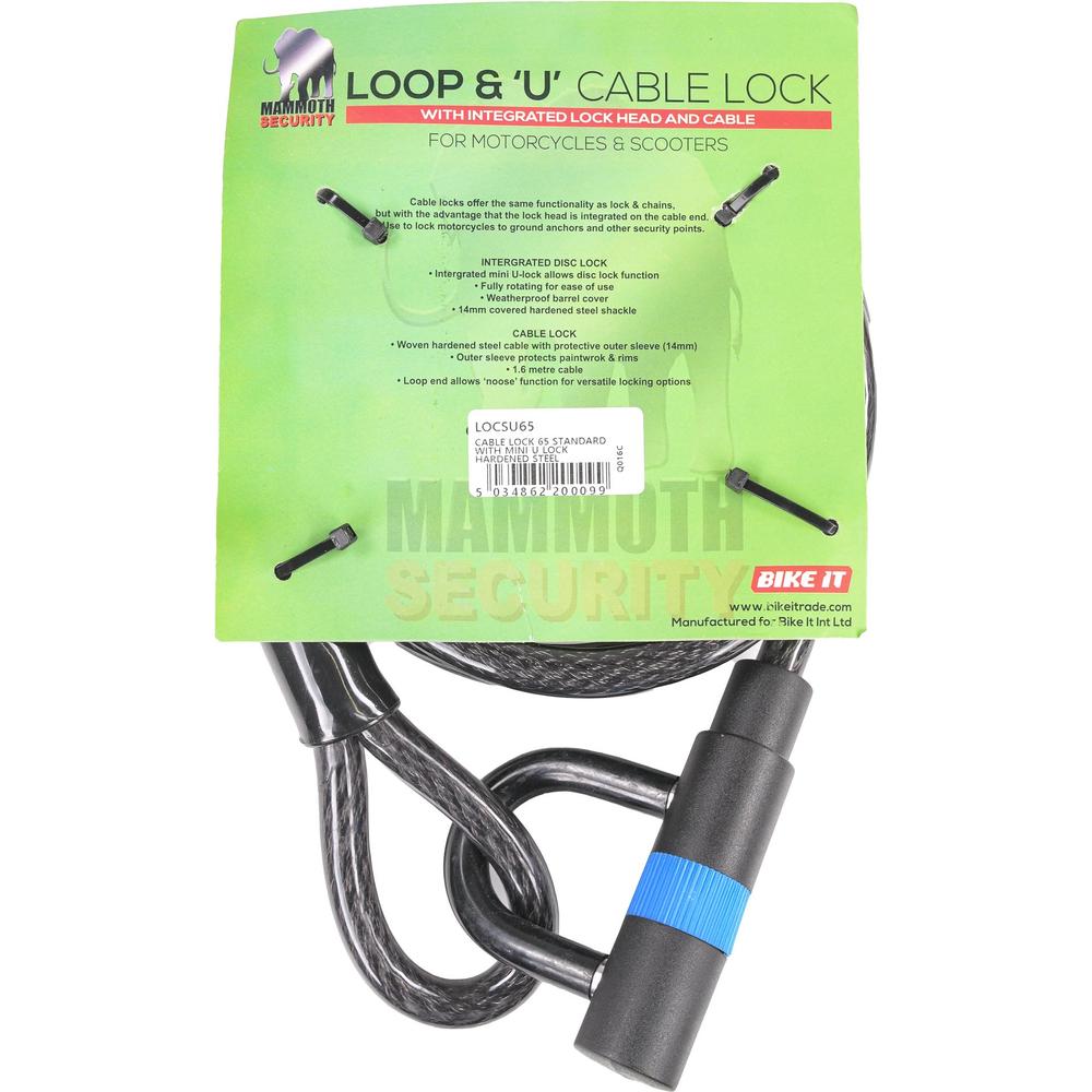 Mammoth Security Loop & "U" Cable Lock