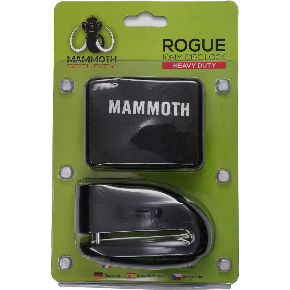 Mammoth Security Rogue Disc Lock Black
