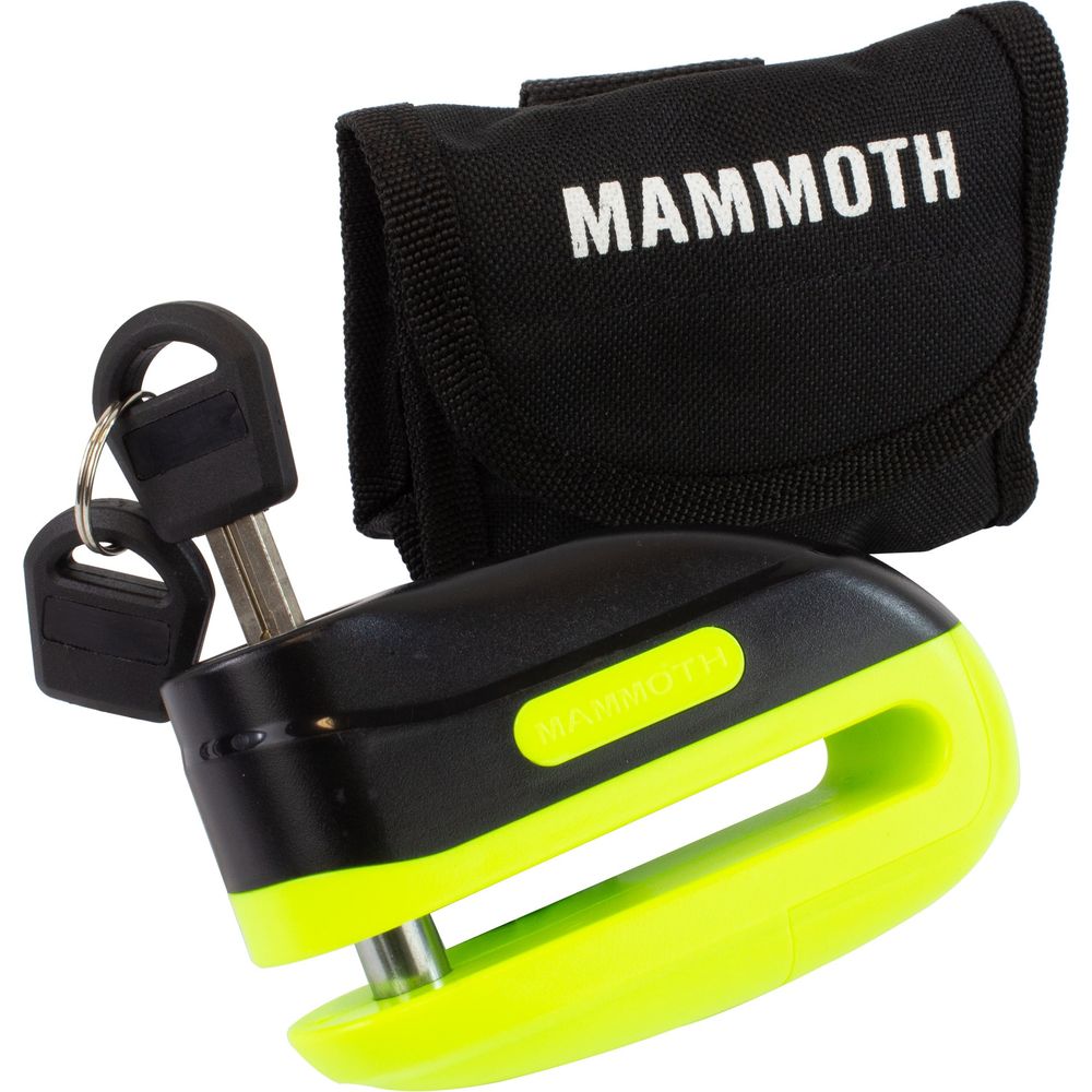 Mammoth Security Rogue Disc Lock Yellow