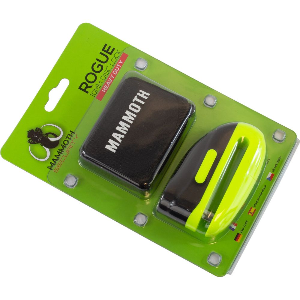 Mammoth Security Rogue Disc Lock Yellow