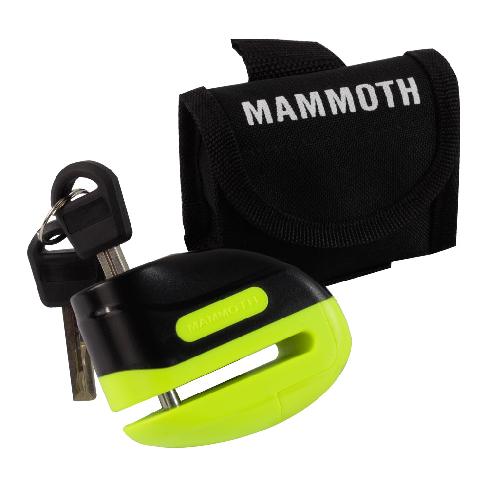 Mammoth Security Rogue Disc Lock Yellow