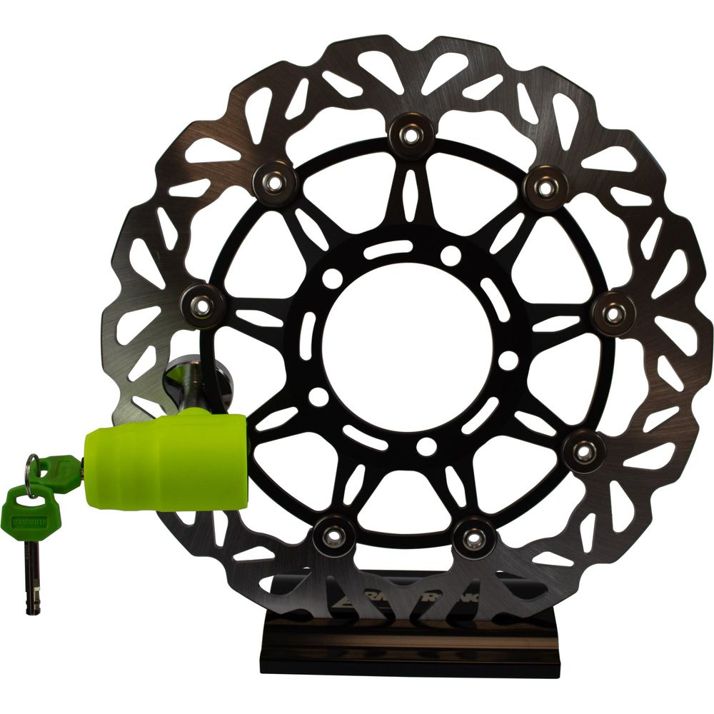 Mammoth Security MDX-12 Motorcycle Disc Lock 16 MM Sold Secure Gold Approved