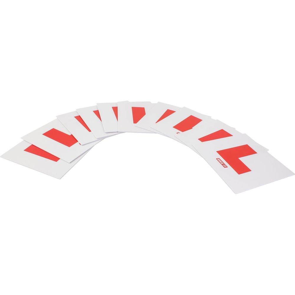 Bike It Rigid L-Plates - Pack Of 10
