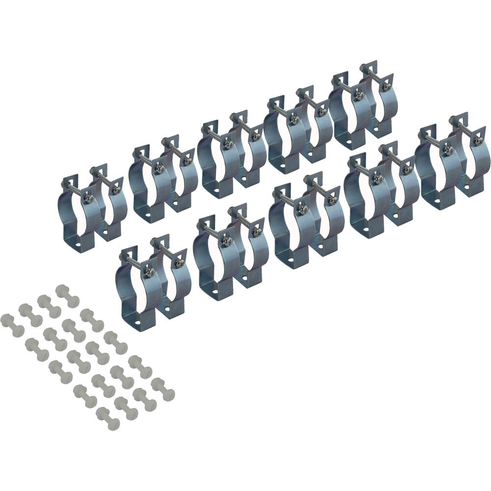 Bike It Brackets For Rigid L-Plates 10 Pair Component Only White