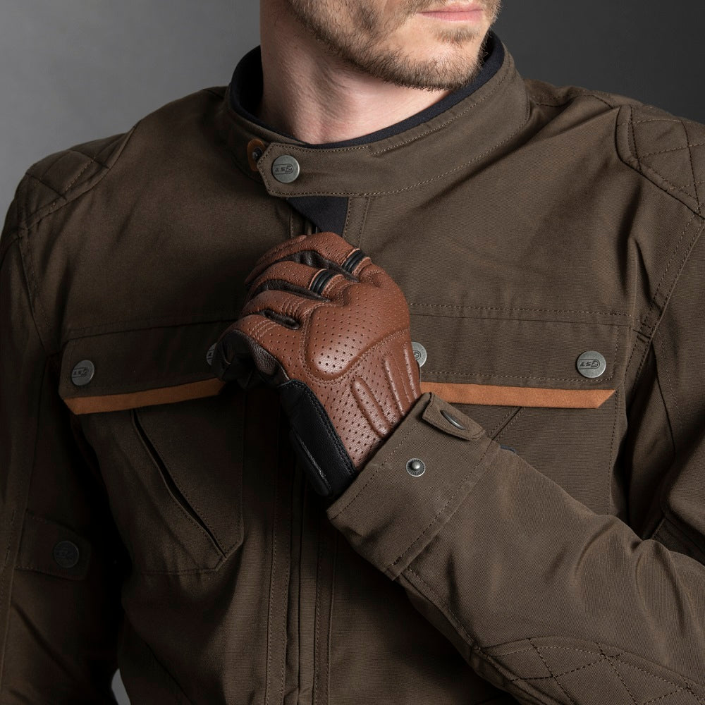 LS2 Bullet Textile Jacket Brown