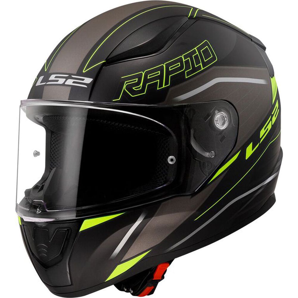 LS2 FF353 Rapid 2 ECE 22.06 Rokku Matt Black / Hi-Viz Yellow