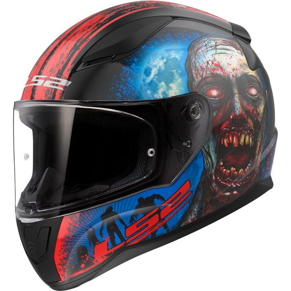 LS2 FF353 Rapid 2 ECE 22.06 Zombie Black / Red