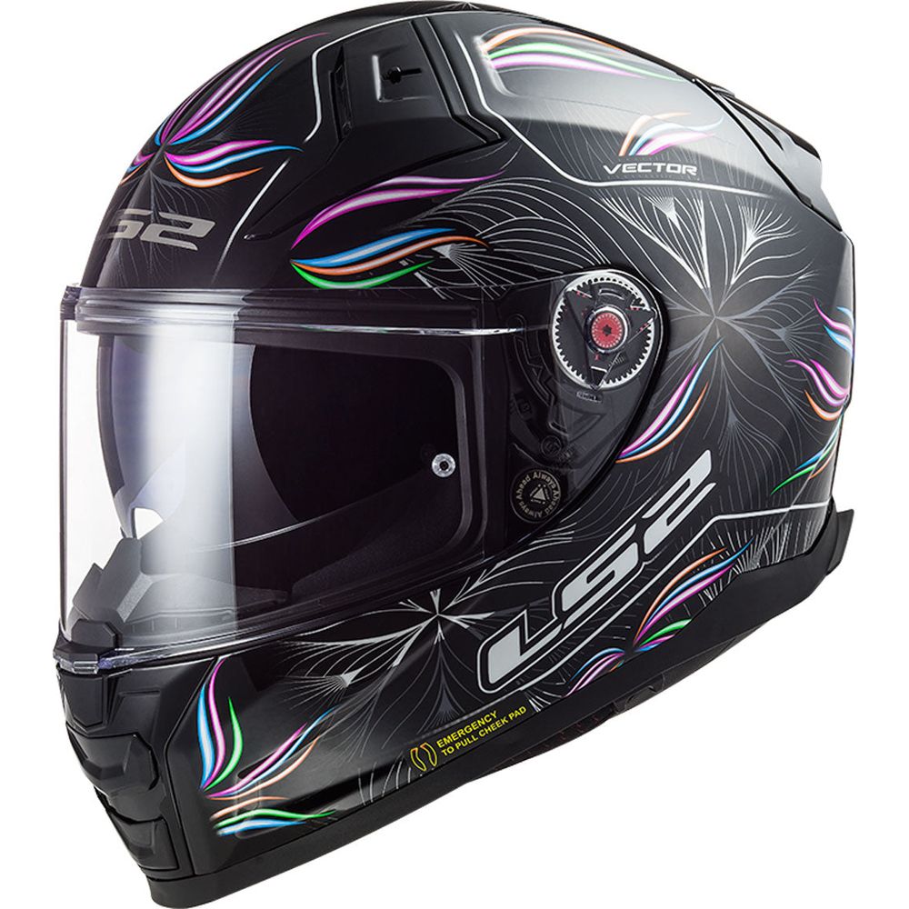 LS2 FF811 Vector 2 ECE 22.06 Tropical Black / White