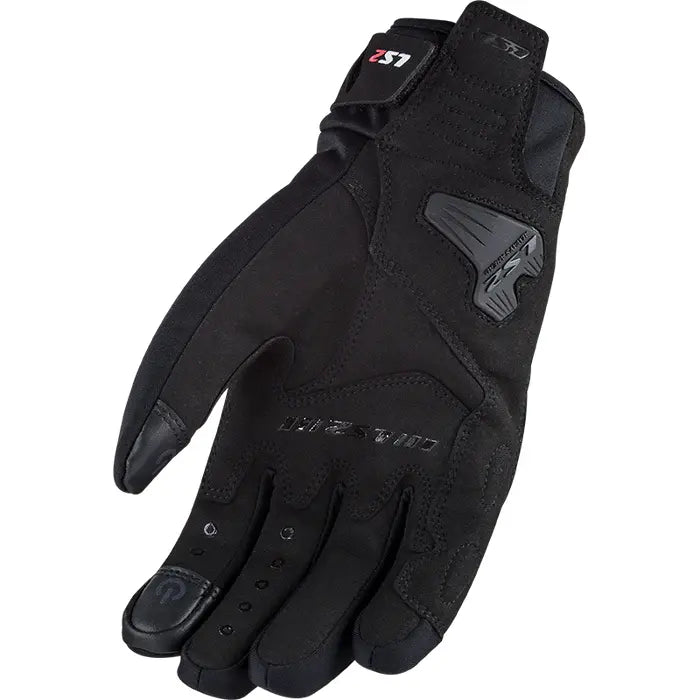 LS2 Jet 2 Textile Gloves Black