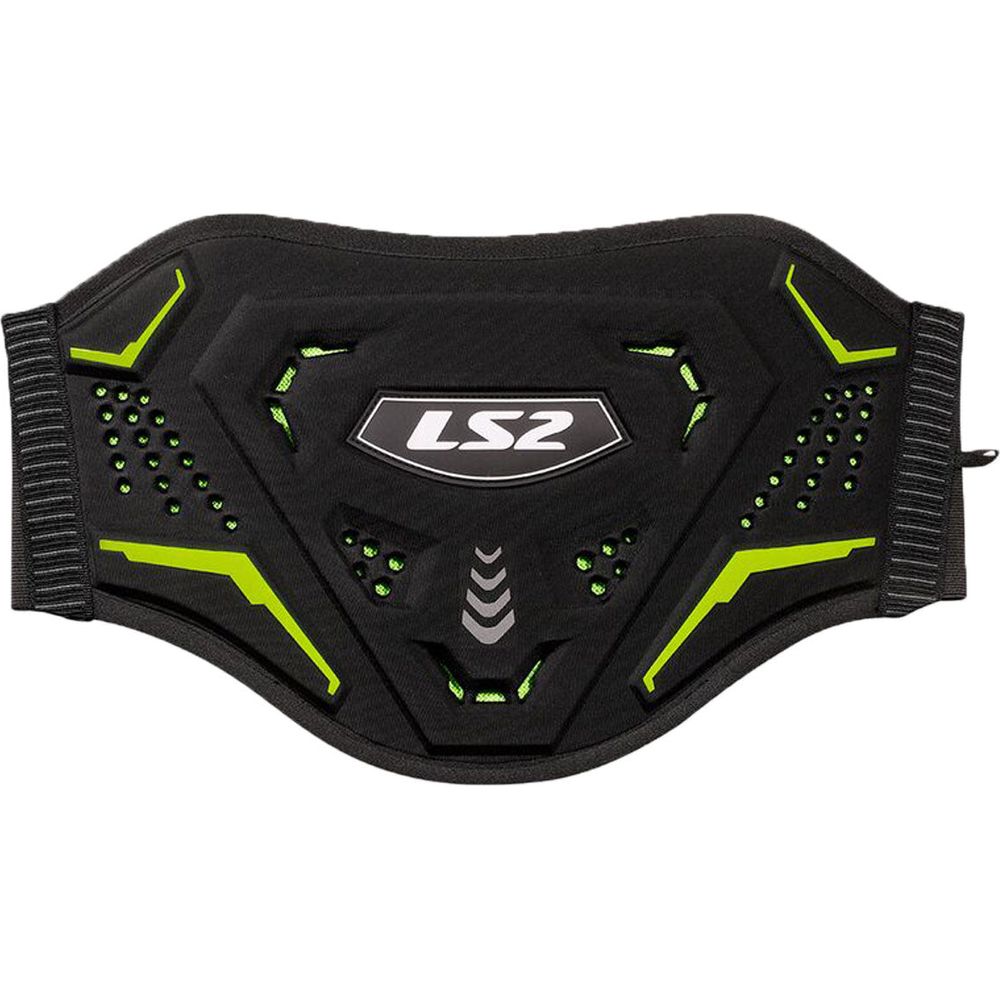 LS2 Koku Kidney Belt Black / Hi-Viz Yellow