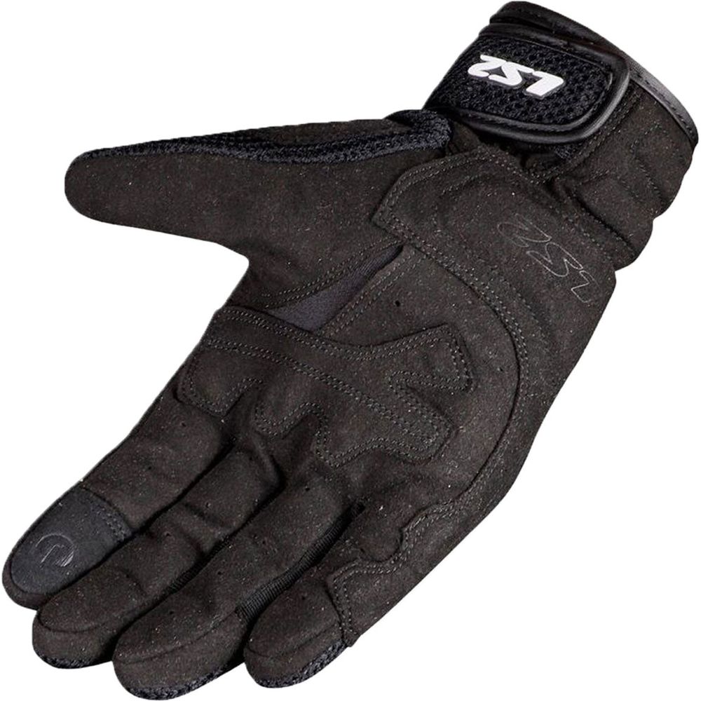 LS2 Kubra Textile Gloves Black