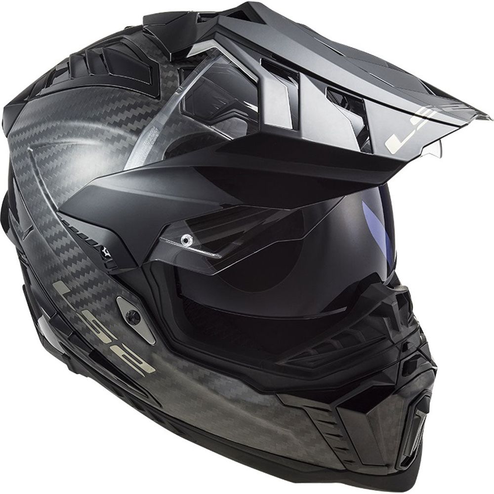 LS2 MX701 Explorer Carbon ECE 22.06 Adventure Gloss Carbon