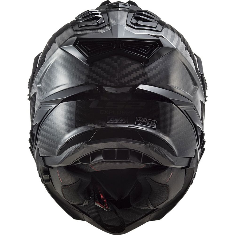 LS2 MX701 Explorer Carbon ECE 22.06 Adventure Gloss Carbon