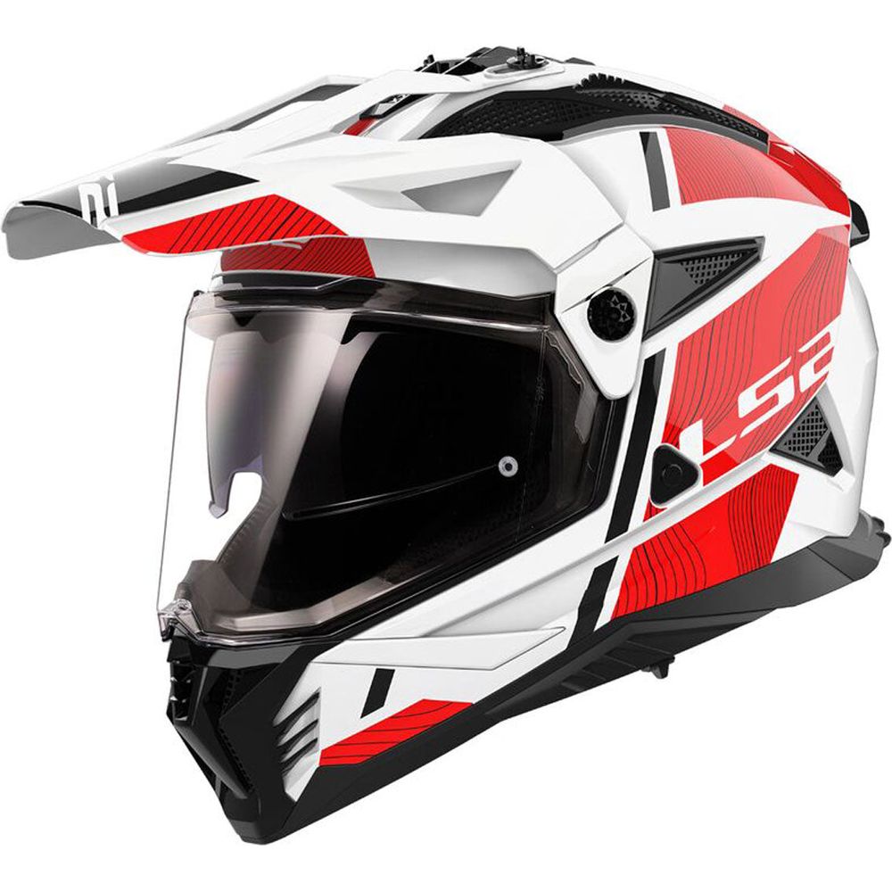 LS2 MX702 Pioneer 2 ECE 22.06 Adventure Hill White / Red