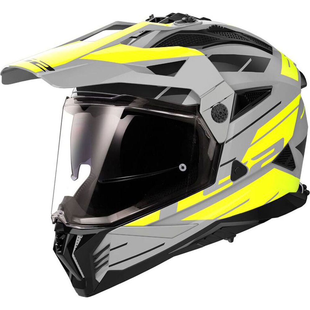 LS2 MX702 Pioneer 2 ECE 22.06 Adventure Namib Matt Grey / Hi-Viz Yellow