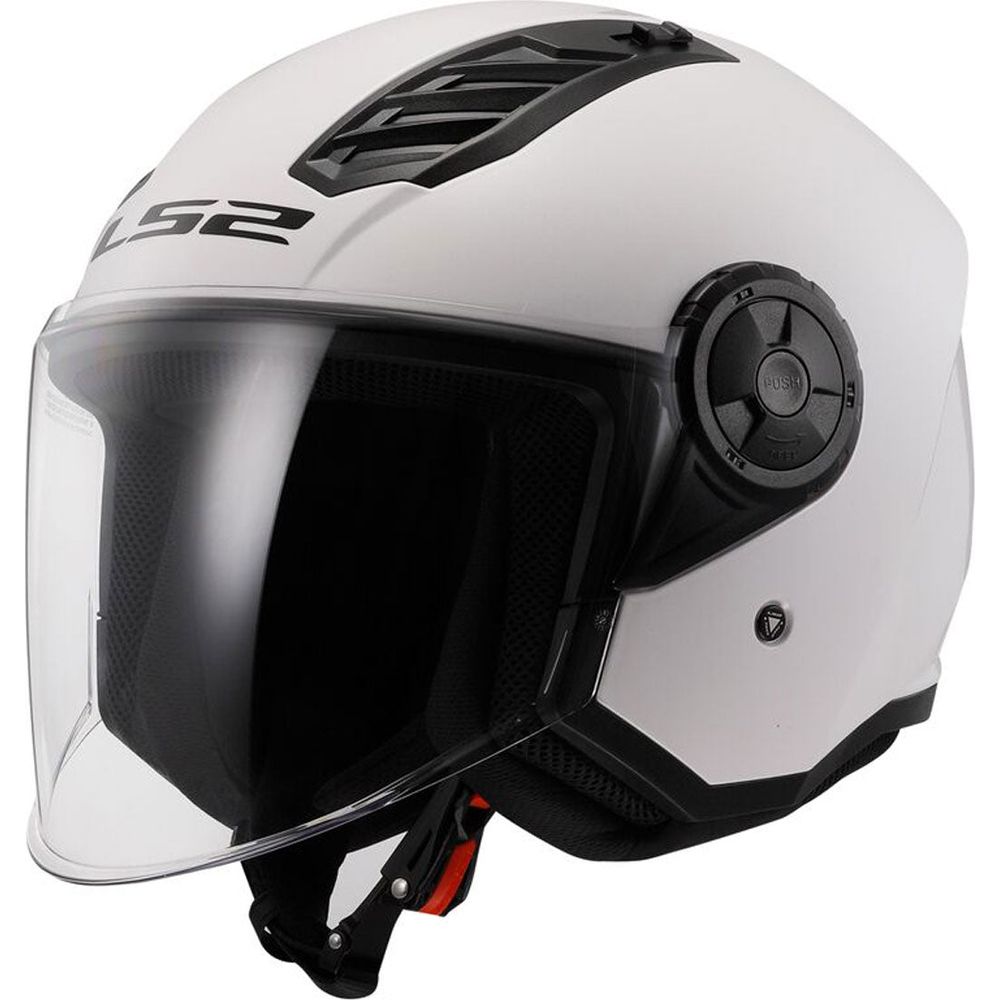 LS2 OF616 Airflow 2 ECE 22.06 Solid Gloss White