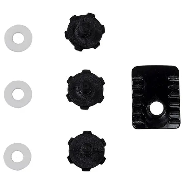 LS2 Peak Screws Black For MX470 Subverter Helmets - FREE UK Shipping, FREE 365 Day Returns | Moto Central