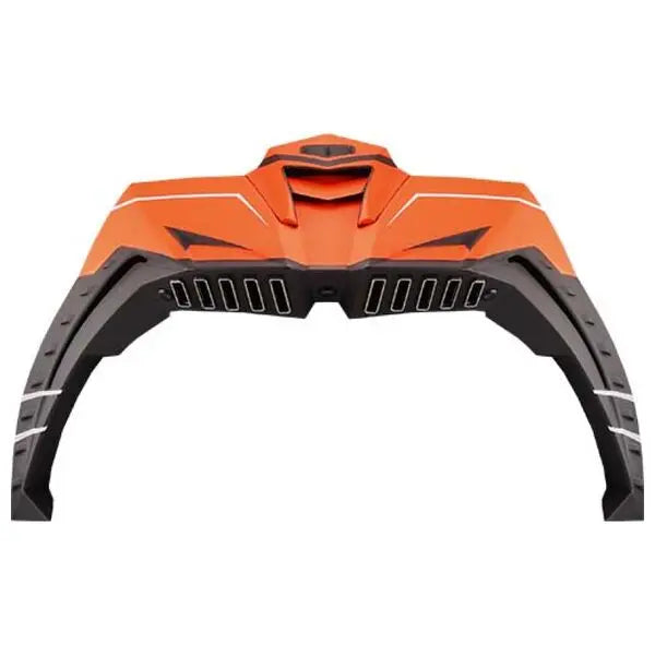 LS2 Rear Air Vent For Thunder C FF805 Attack Matt Red / Hi-Viz Yellow Helmet - FREE UK Shipping, FREE 365 Day Returns | Moto Central