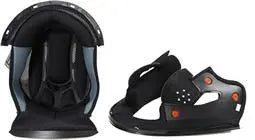 LS2 Replacement Liner Kit Black For FF325 Strobe Helmets - FREE UK Shipping, FREE 365 Day Returns | Moto Central