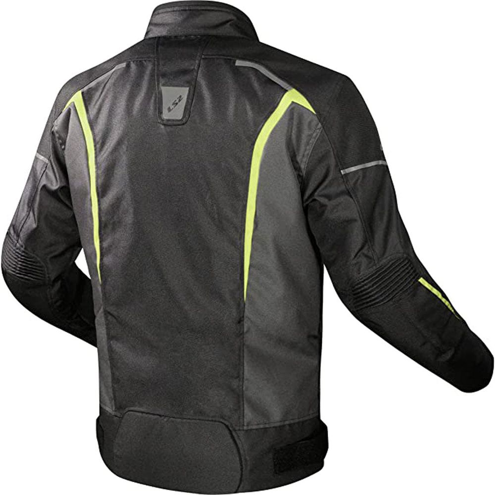 LS2 Sepang Textile Jacket Black / Grey / Hi-Viz Yellow