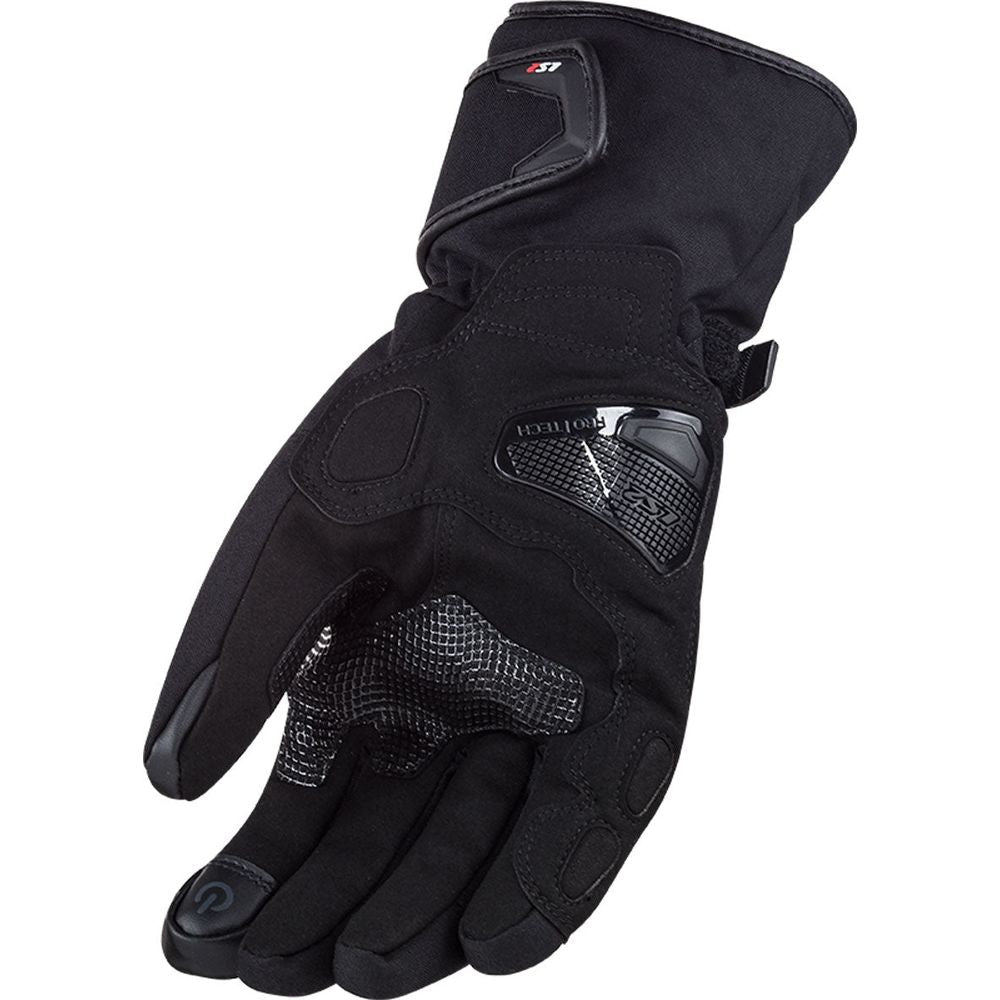 LS2 Snow Textile Gloves Black