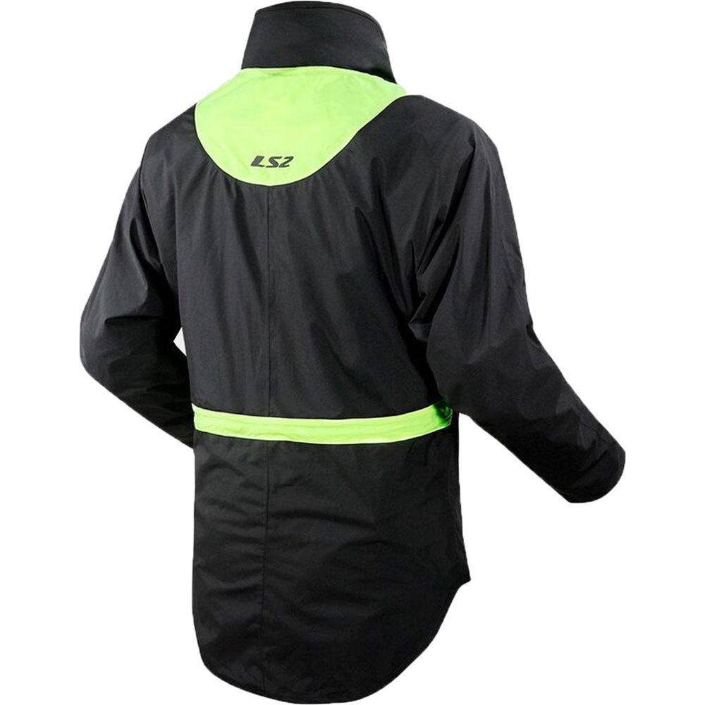LS2 X-Rain Over Jacket Black / Hi-Viz Yellow
