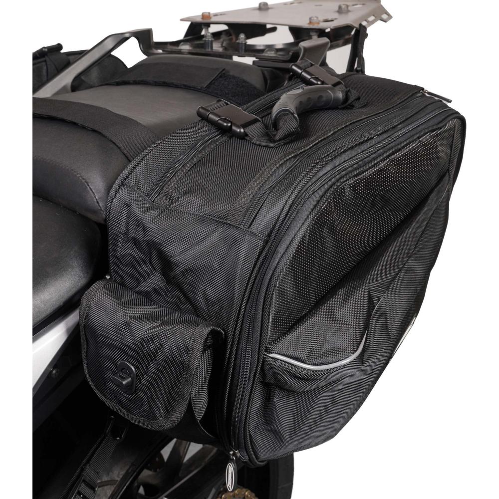 BikeTek Urbano Motorcycle Panniers Soft Luggage Saddle Bags