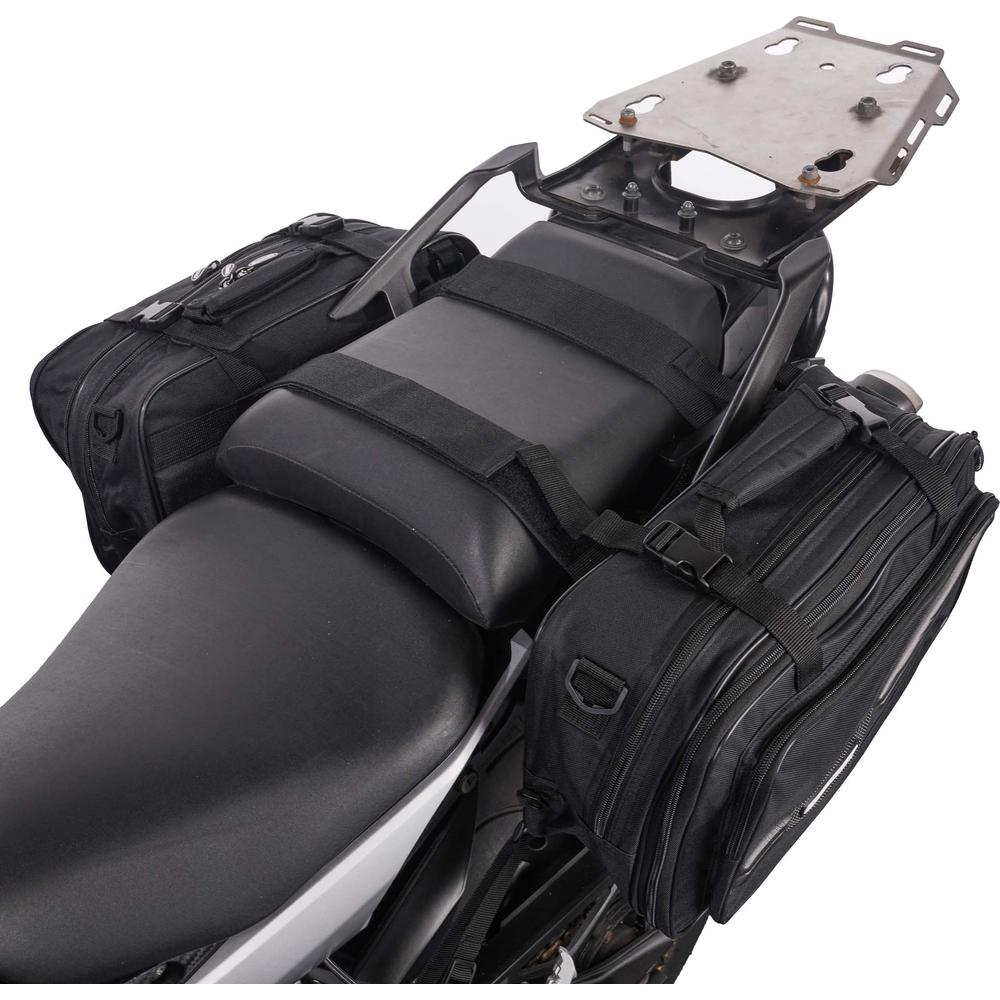 BikeTek Soft Luggage 'Diablo' Saddle Pannier Bags 2x 21L Capacity